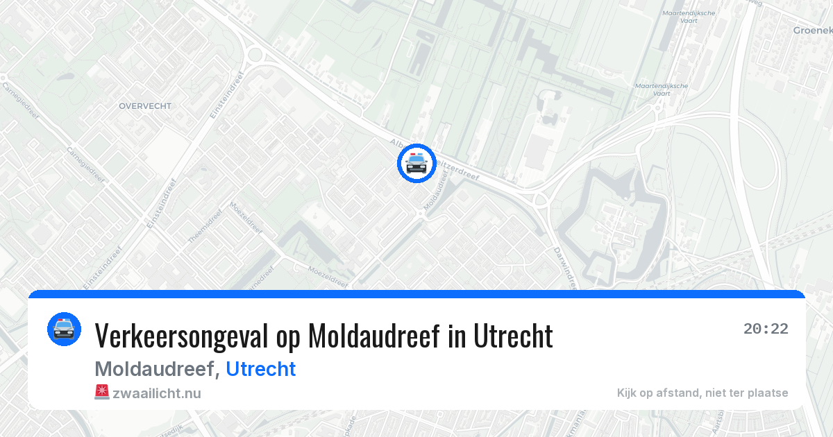 Verkeersongeval op Moldaudreef in Utrecht — 21 jul 2026