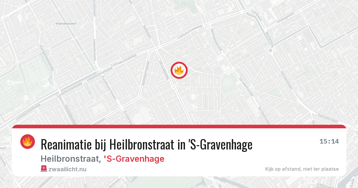 Reanimatie bij Heilbronstraat in 'S-Gravenhage — 7 mei 2026
