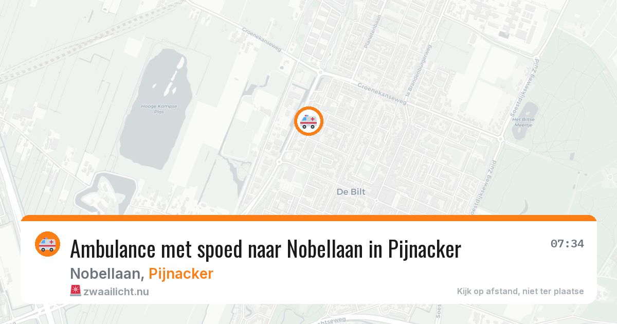 Ambulance met spoed naar Nobellaan in Pijnacker — 17 jan 2026