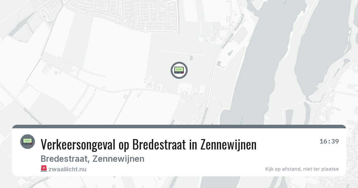 Verkeersongeval op Bredestraat in Zennewijnen — 24 jun 2026