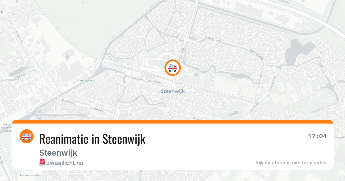 Reanimatie in Steenwijk — 7 jun 2026