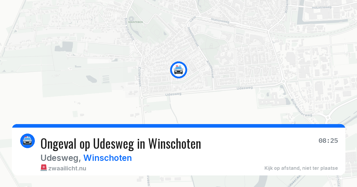 Ongeval op Udesweg in Winschoten — 12 mrt 2026