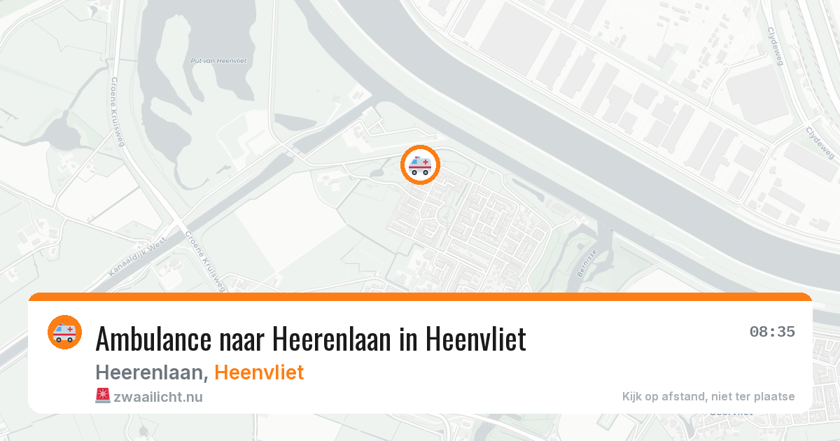 Ambulance naar Heerenlaan in Heenvliet — 28 mei 2026