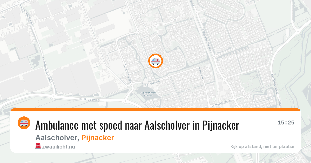 Ambulance met spoed naar Aalscholver in Pijnacker — 30 apr 2026