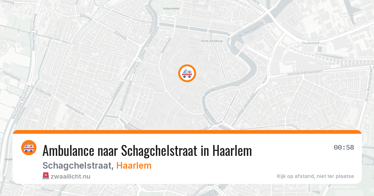 Ambulance naar Schagchelstraat in Haarlem — 10 jul 2026