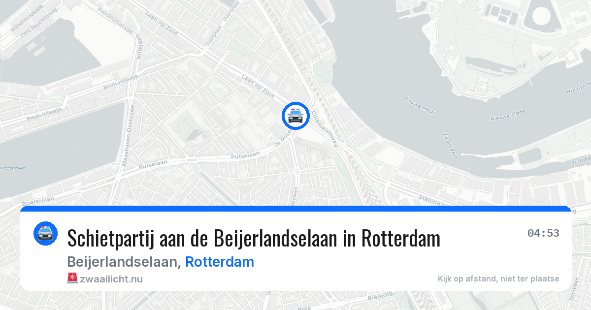 Schietpartij aan de Beijerlandselaan in Rotterdam — 26 mei 2026