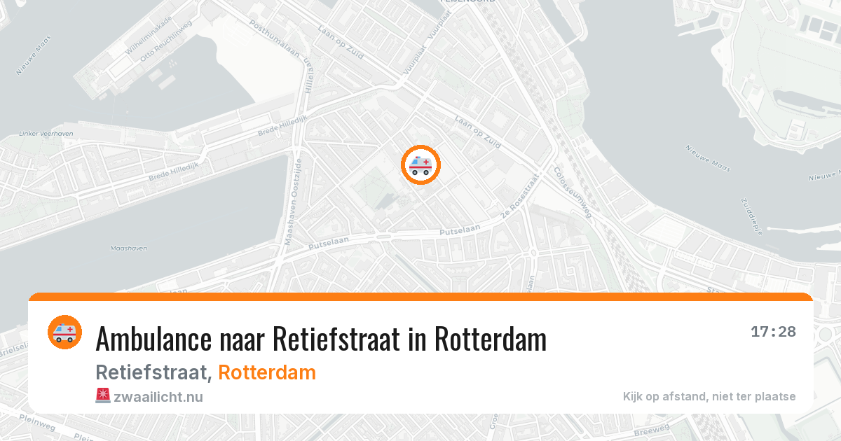 Ambulance naar Retiefstraat in Rotterdam — 12 mei 2026