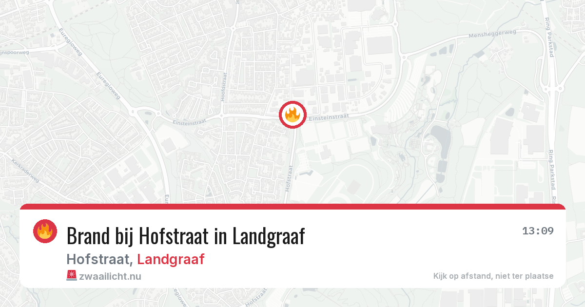 Brand bij Hofstraat in Landgraaf — 18 jul 2026