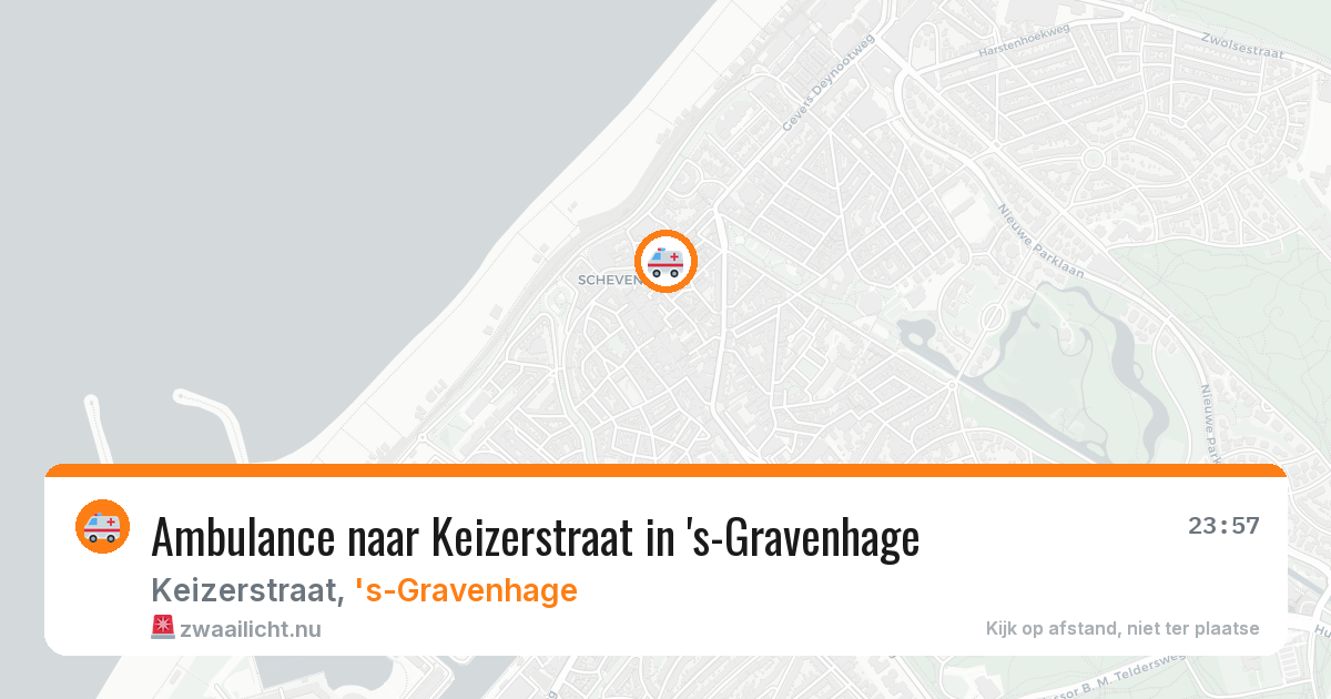 Ambulance naar Keizerstraat in 's-Gravenhage — 4 mei 2026