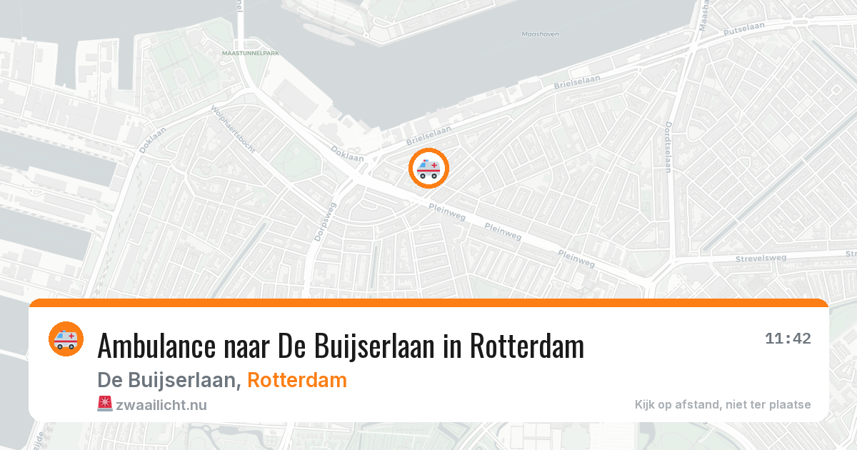 Ambulance naar De Buijserlaan in Rotterdam — 18 jul 2026