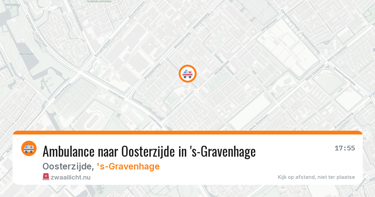 Ambulance naar Oosterzijde in 's-Gravenhage — 23 jul 2026