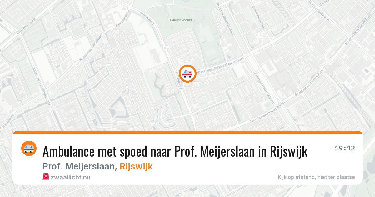 Ambulance met spoed naar Prof. Meijerslaan in Rijswijk — 2 mrt 2026