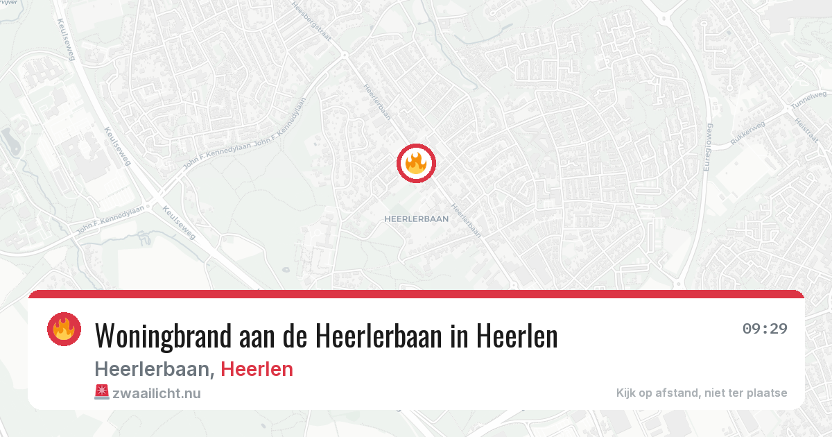 Woningbrand aan de Heerlerbaan in Heerlen — 27 mrt 2026