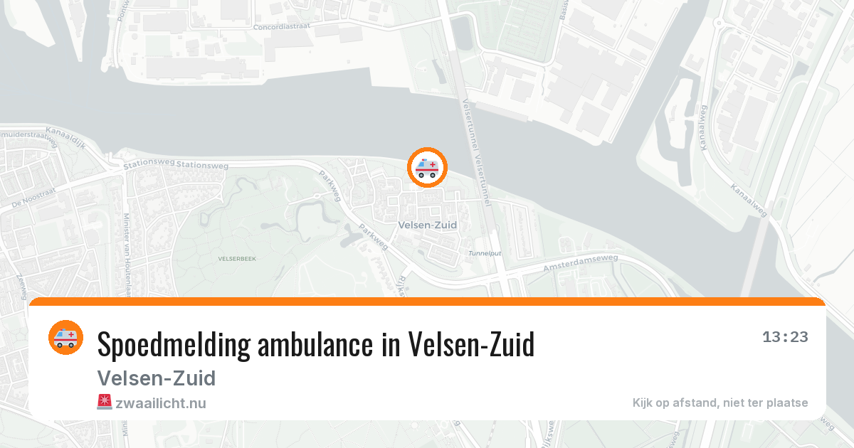 Spoedmelding ambulance in Velsen-Zuid — 2 feb 2026