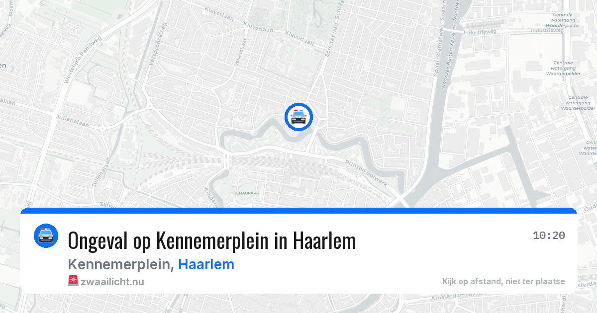 Ongeval op Kennemerplein in Haarlem — 17 mrt 2026