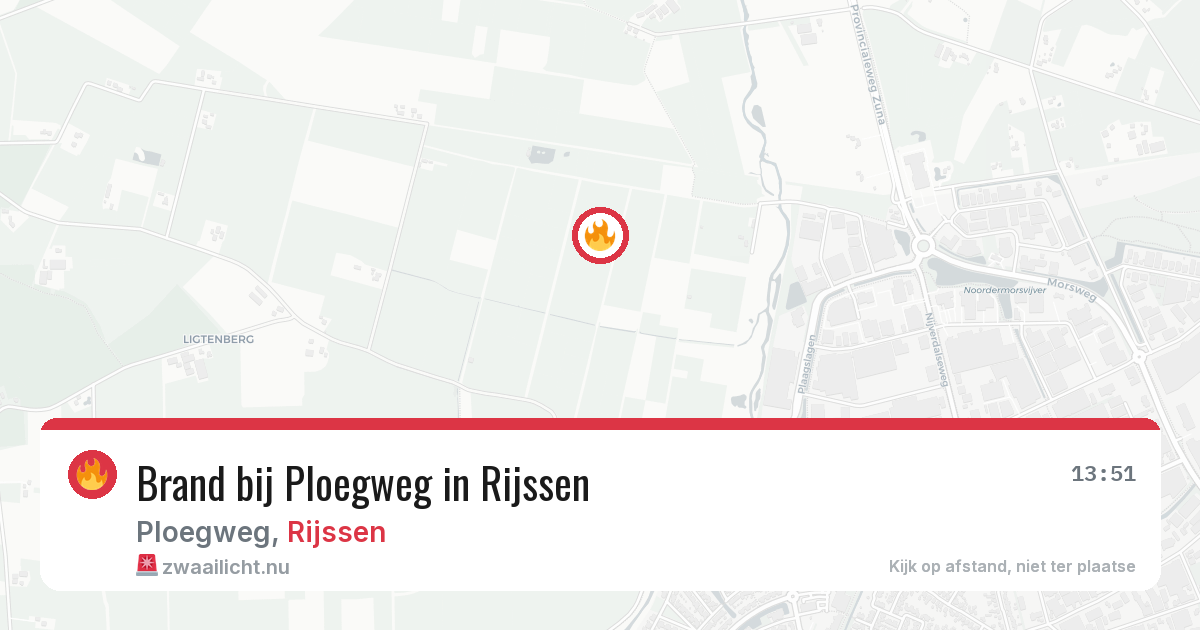 Brand bij Ploegweg in Rijssen — 3 jun 2026