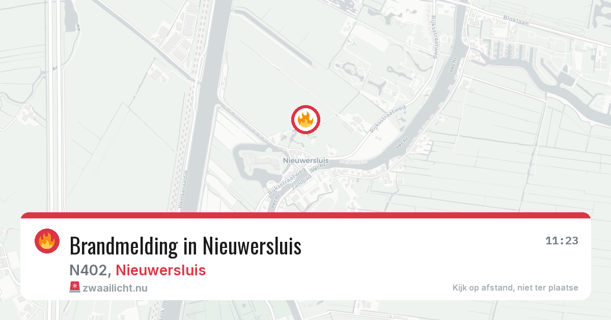 Brandmelding in Nieuwersluis — 2 jul 2026
