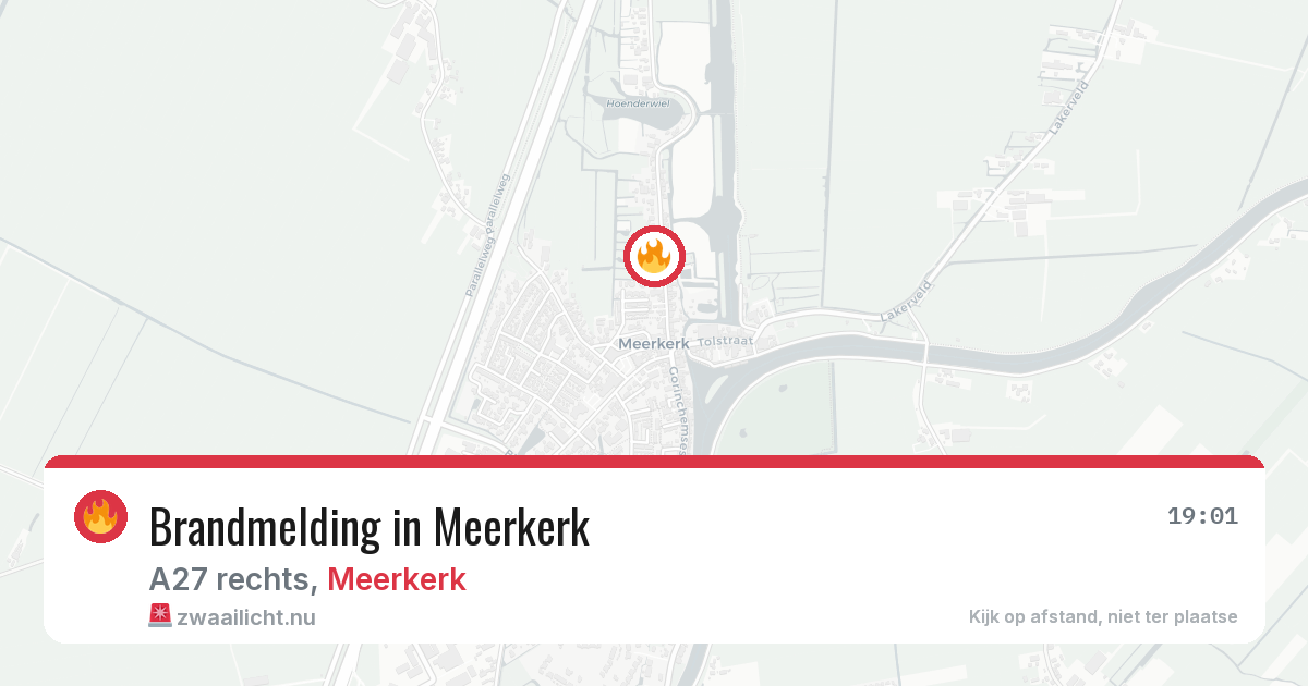 Brandmelding in Meerkerk — 2 mrt 2026