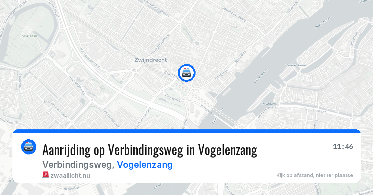 Aanrijding op Verbindingsweg in Vogelenzang — 26 apr 2026