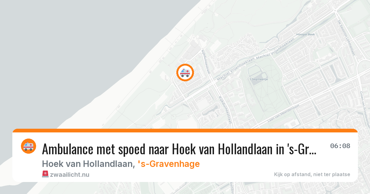 Ambulance met spoed naar Hoek van Hollandlaan in 's-Gravenhage — 14 apr 2026