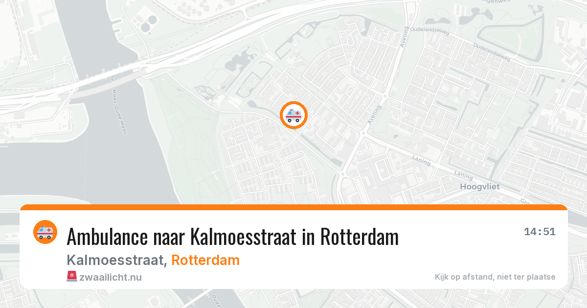 Ambulance naar Kalmoesstraat in Rotterdam — 3 mei 2026