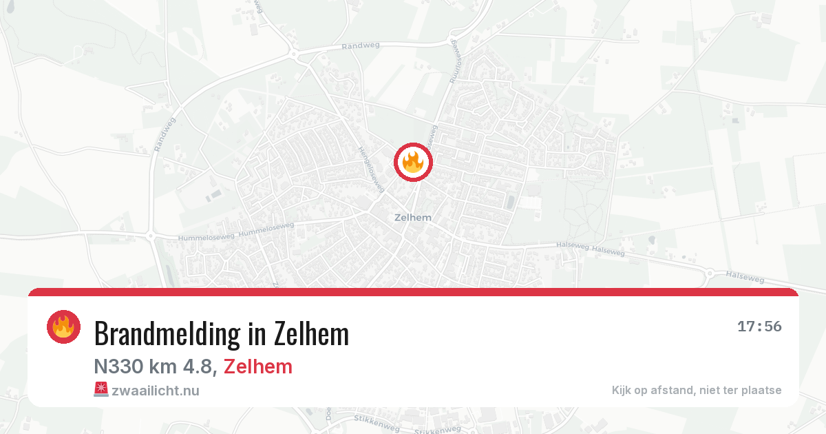 Brandmelding in Zelhem — 2 mei 2026