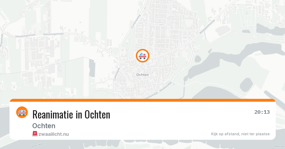 Reanimatie in Ochten — 22 mei 2026