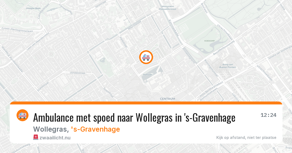 Ambulance met spoed naar Wollegras in 's-Gravenhage — 31 jan 2026