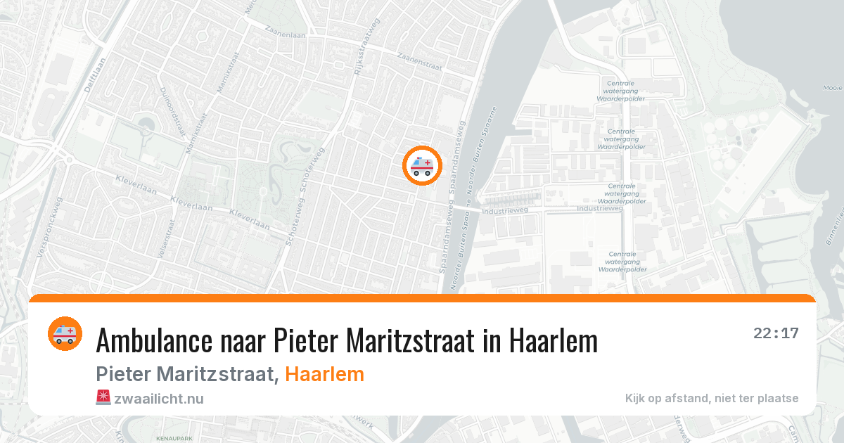 Ambulance naar Pieter Maritzstraat in Haarlem — 10 jul 2026