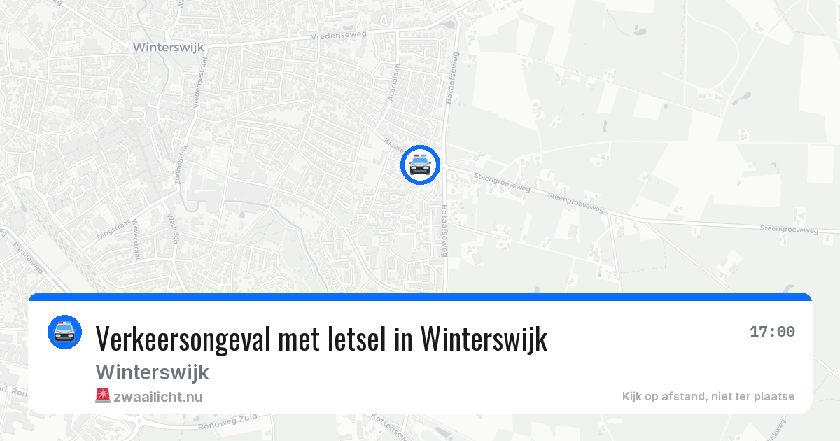 Verkeersongeval met letsel in Winterswijk — 6 jul 2026