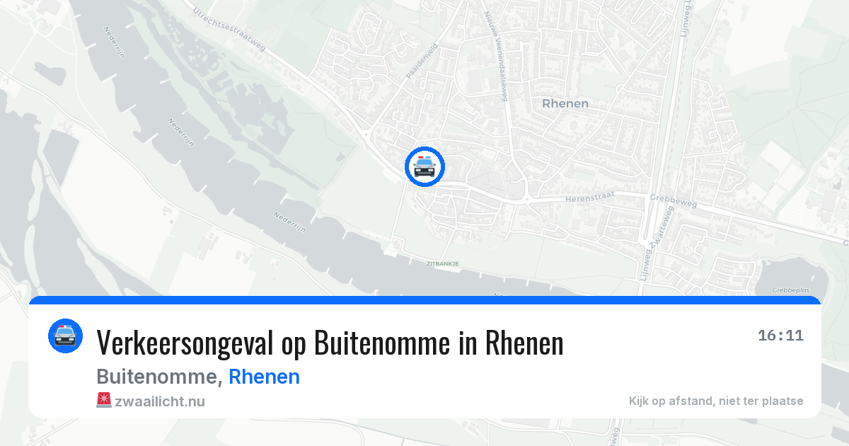 Verkeersongeval op Buitenomme in Rhenen — 2 jun 2026