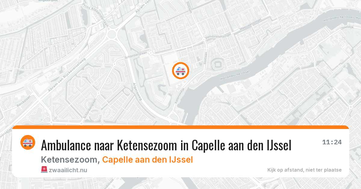 Ambulance naar Ketensezoom in Capelle aan den IJssel — 4 jun 2026