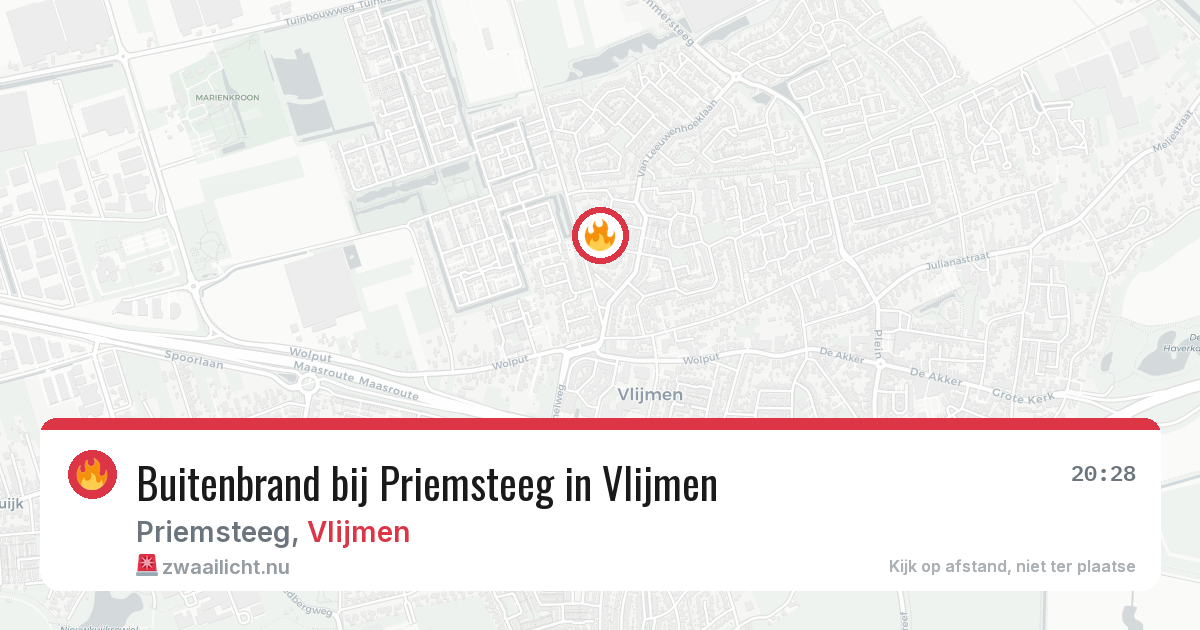Buitenbrand bij Priemsteeg in Vlijmen — 11 jul 2026