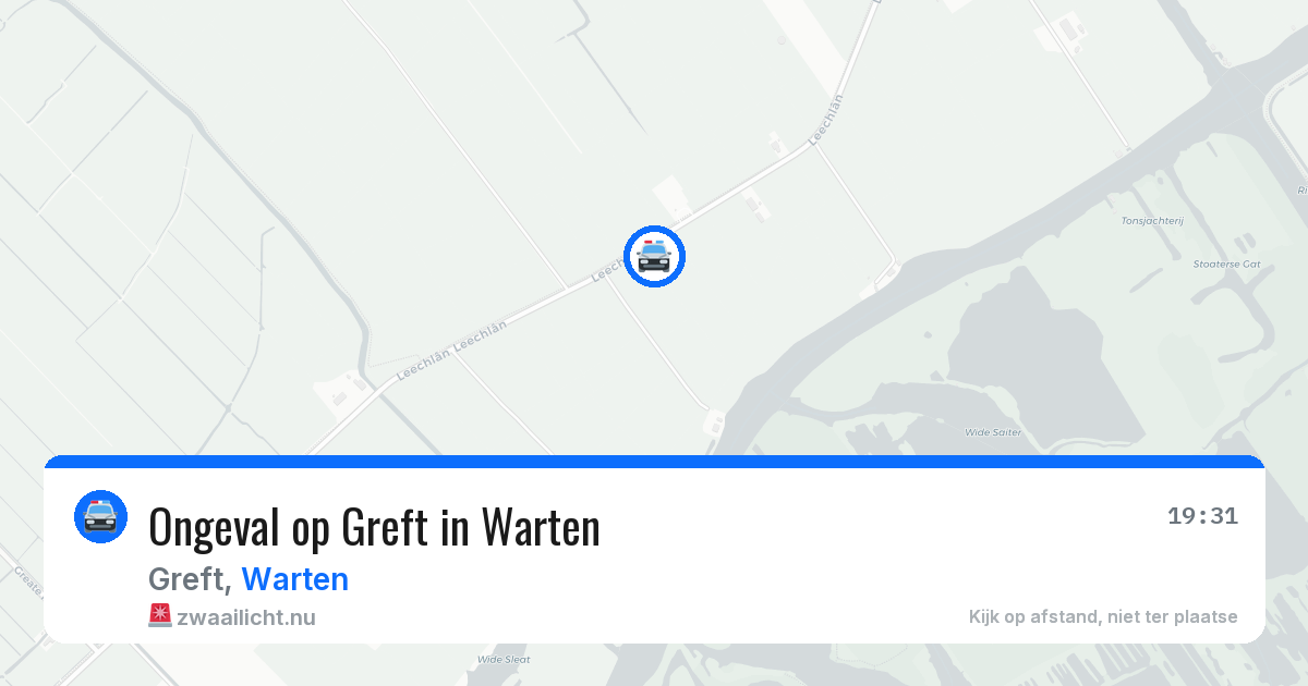 Ongeval op Greft in Warten — 3 apr 2026