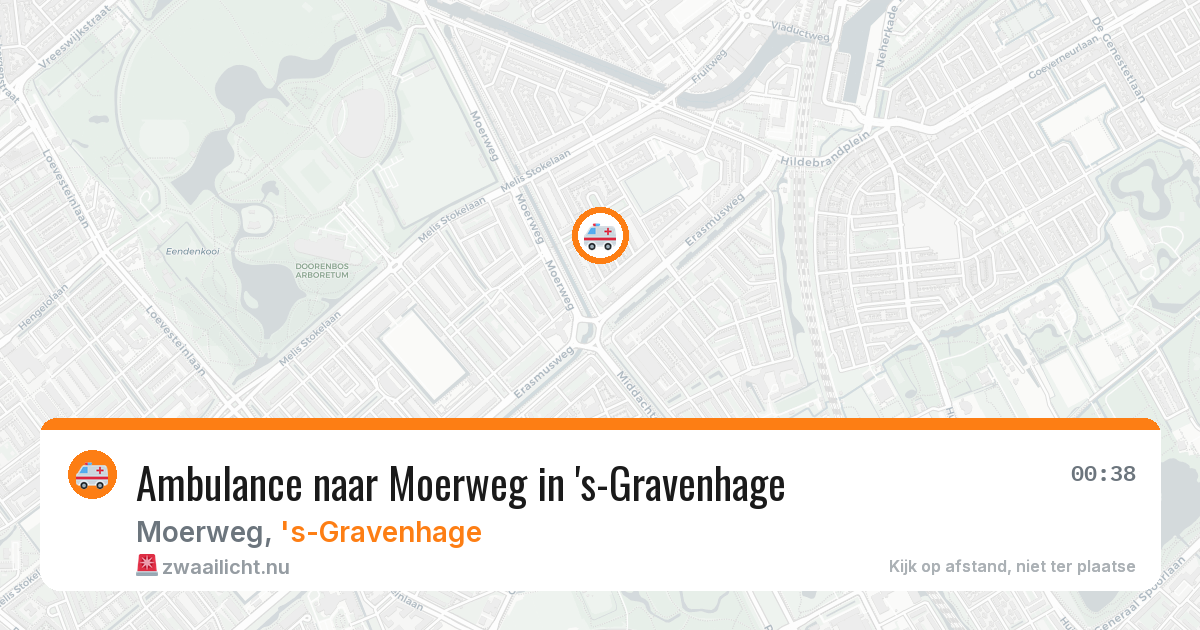 Ambulance naar Moerweg in 's-Gravenhage — 15 jul 2026