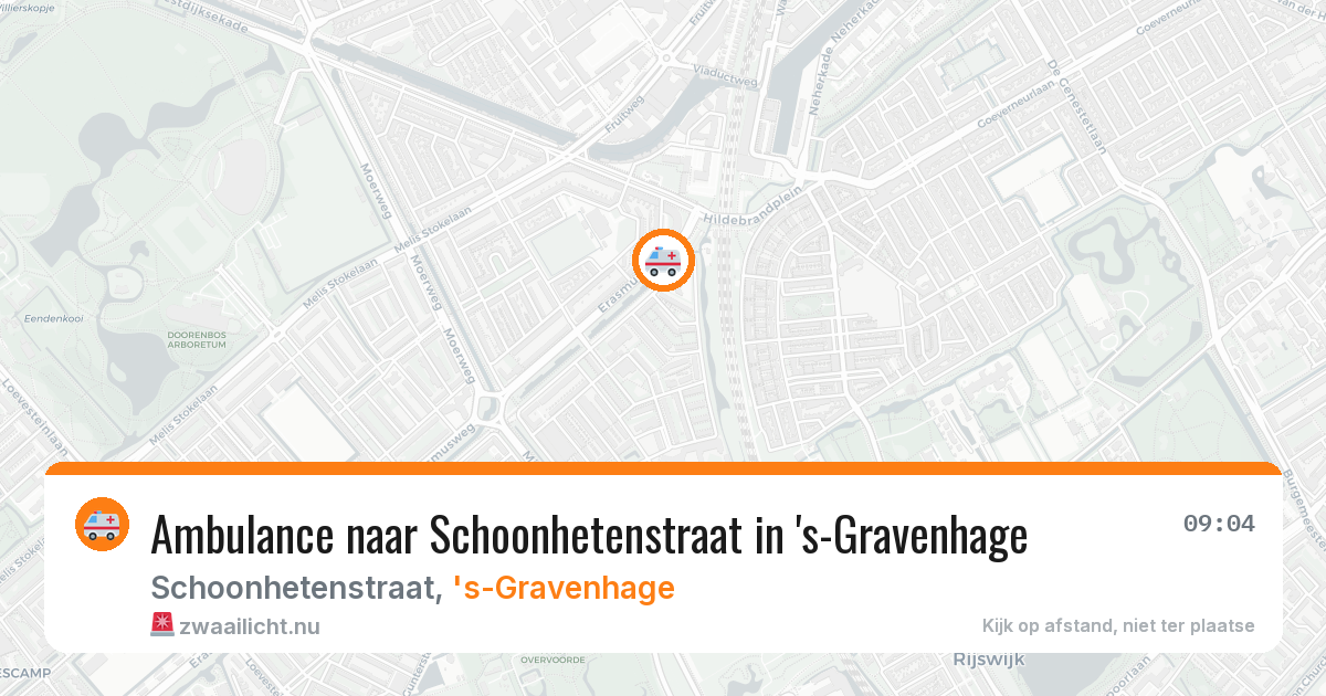 Ambulance naar Schoonhetenstraat in 's-Gravenhage — 11 jul 2026