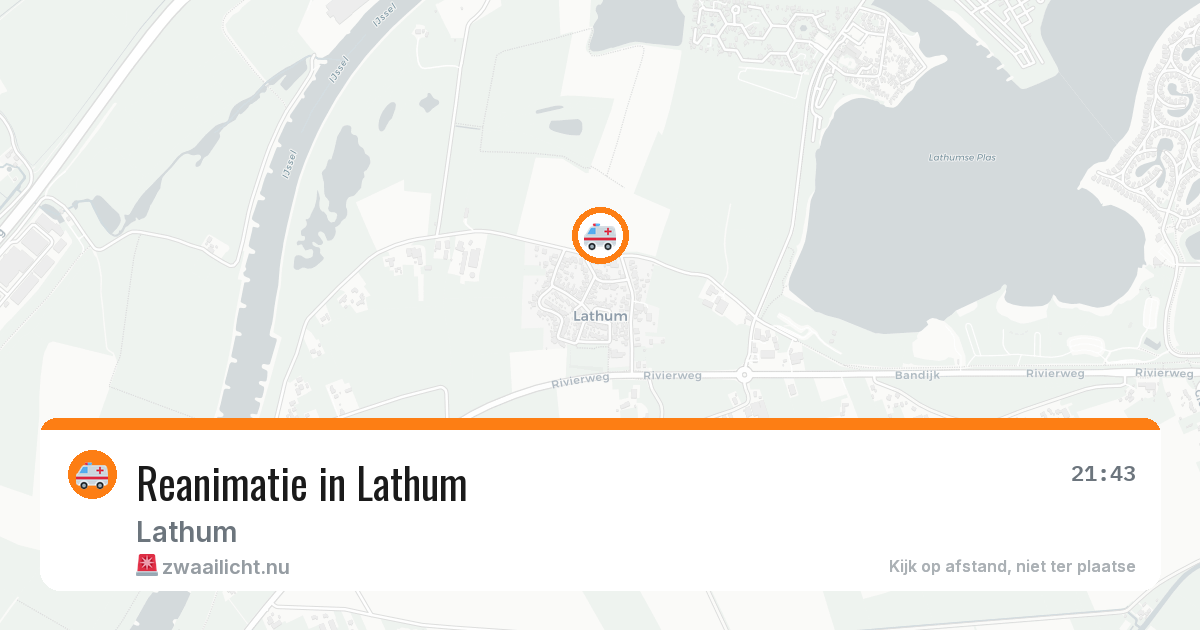 Reanimatie in Lathum — 19 jul 2026
