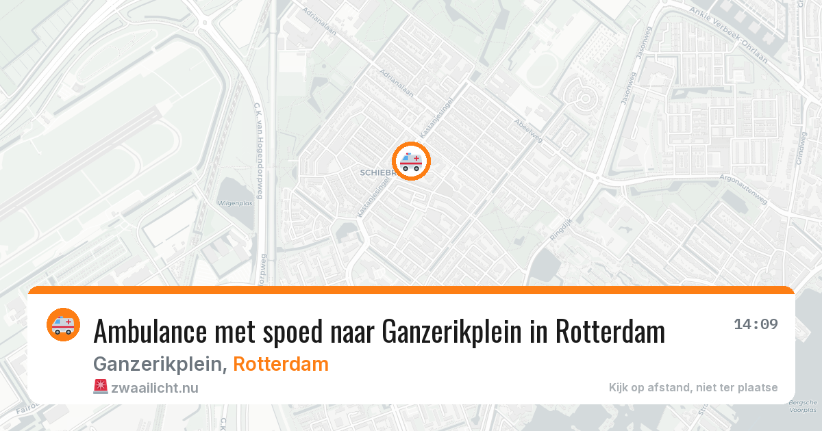 Ambulance met spoed naar Ganzerikplein in Rotterdam — 13 feb 2026