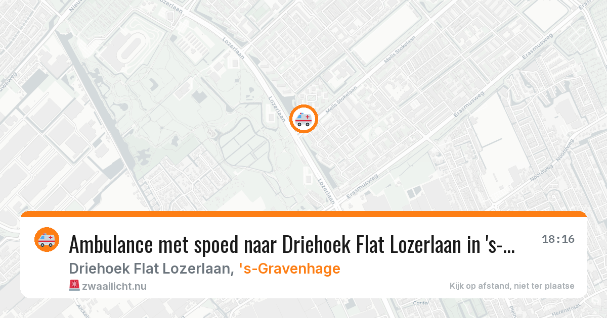 Ambulance met spoed naar Driehoek Flat Lozerlaan in 's-Gravenhage — 2 feb 2026