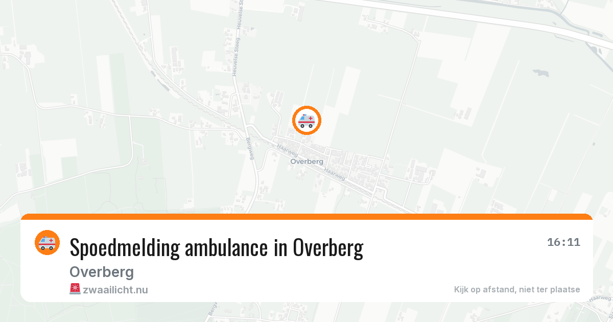 Spoedmelding ambulance in Overberg — 14 jul 2026