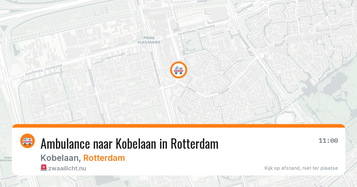 Ambulance naar Kobelaan in Rotterdam — 4 jun 2026