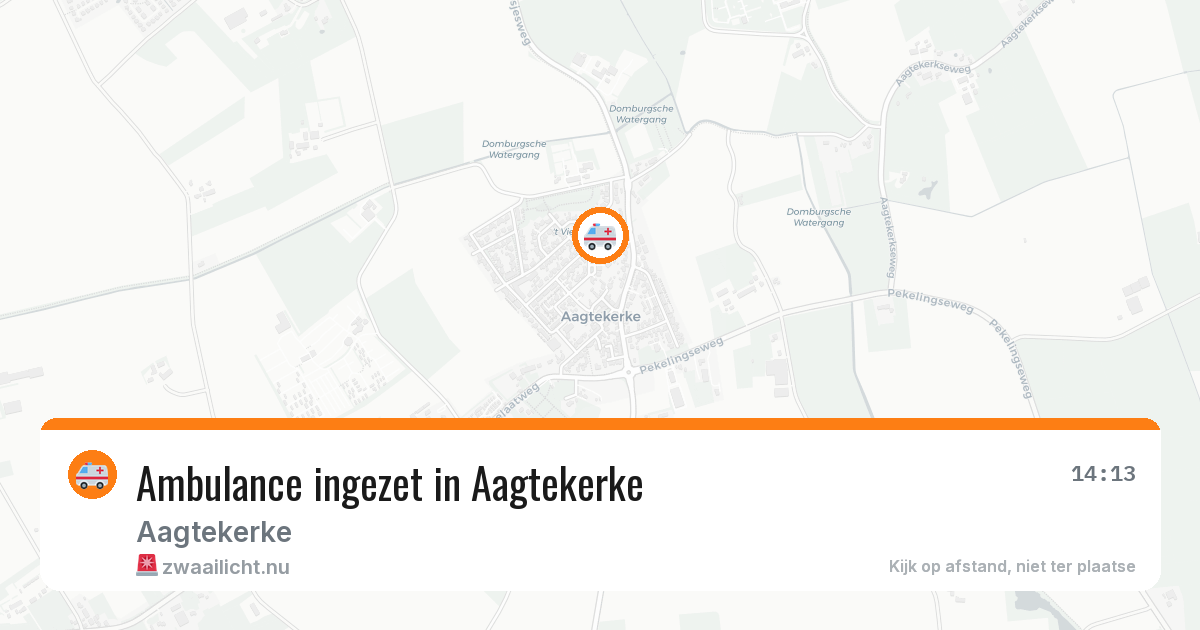 Ambulance ingezet in Aagtekerke — 4 apr 2026