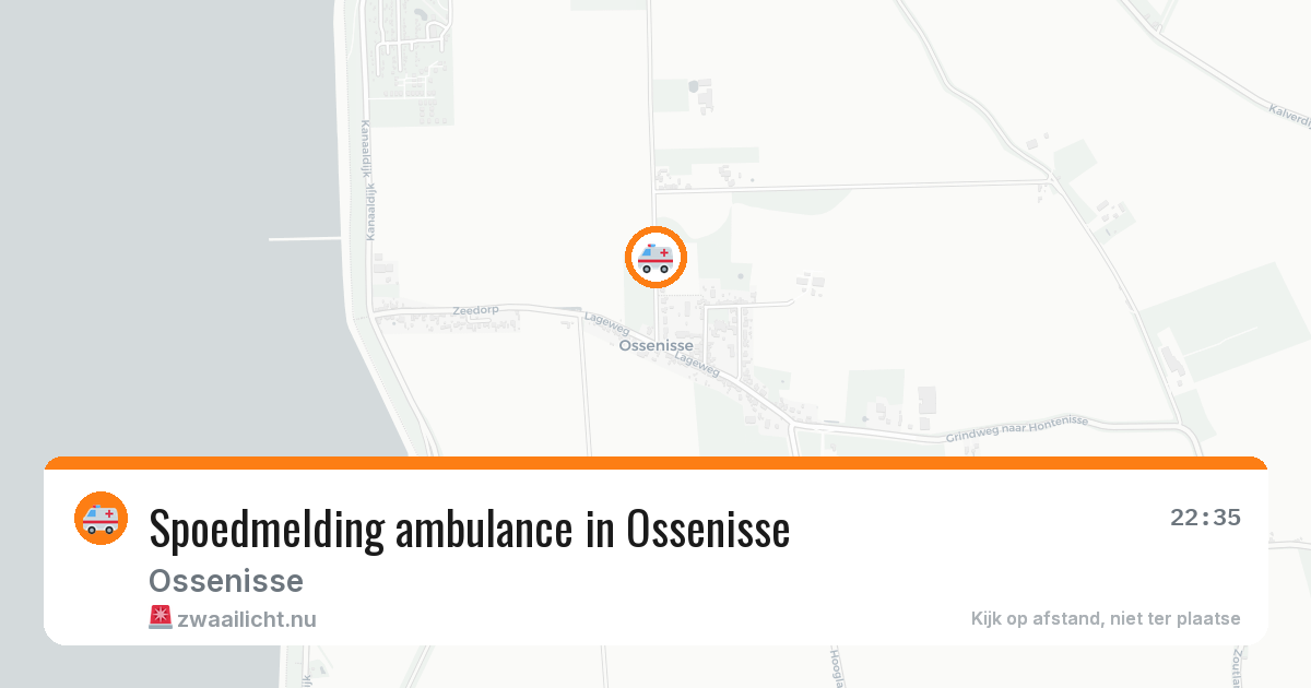 Spoedmelding ambulance in Ossenisse — 25 feb 2026