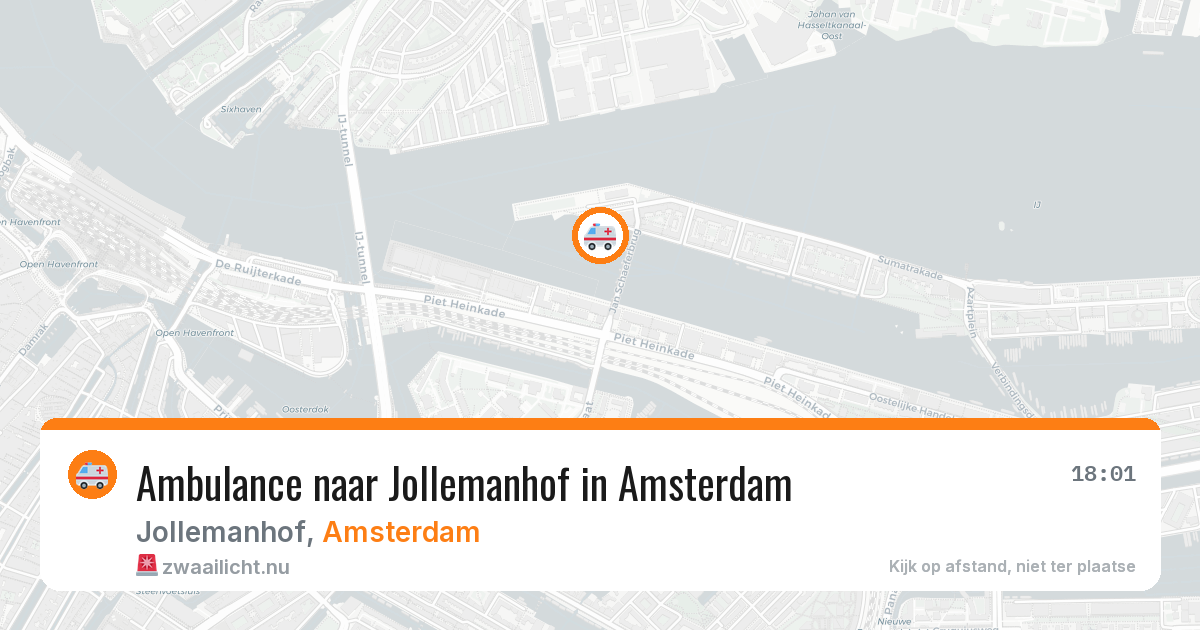 Ambulance naar Jollemanhof in Amsterdam — 17 feb 2026