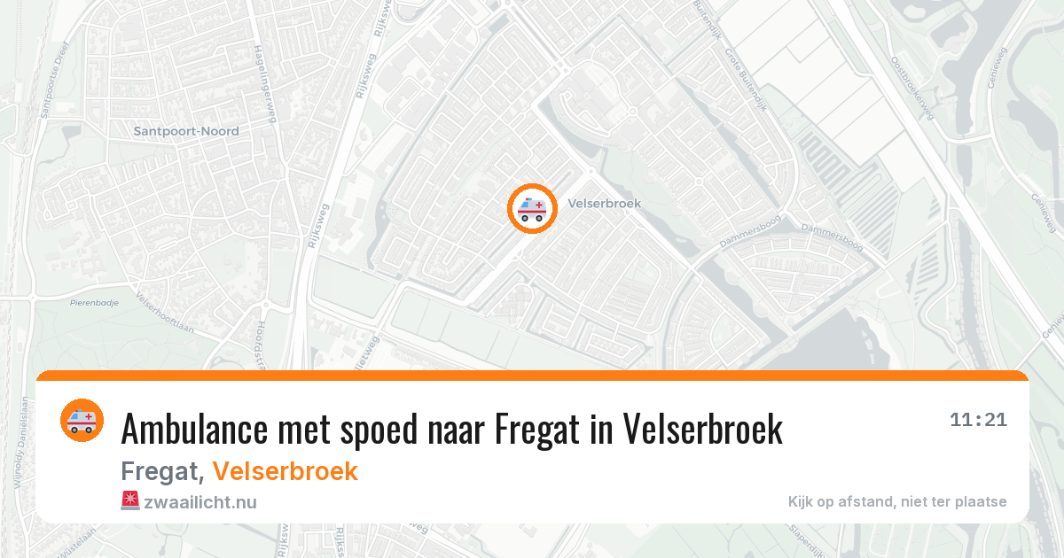 Ambulance met spoed naar Fregat in Velserbroek — 15 jul 2026