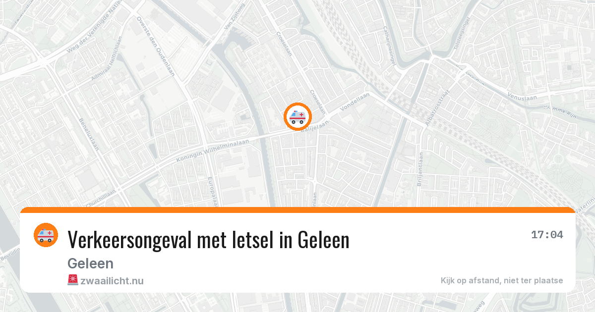 Verkeersongeval met letsel in Geleen — 19 jan 2026