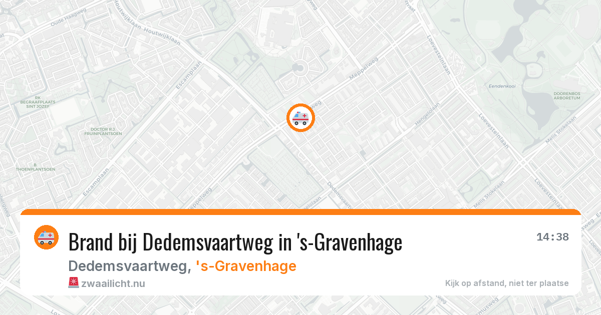 Brand bij Dedemsvaartweg in 's-Gravenhage — 30 mei 2026