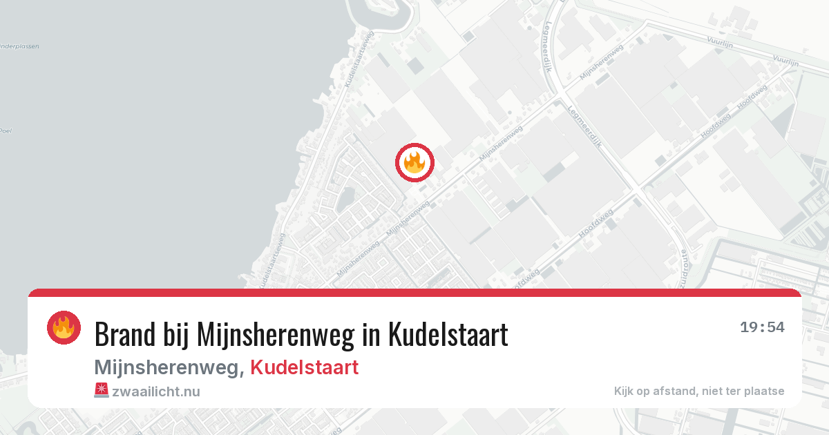 Brand bij Mijnsherenweg in Kudelstaart — 12 jul 2026