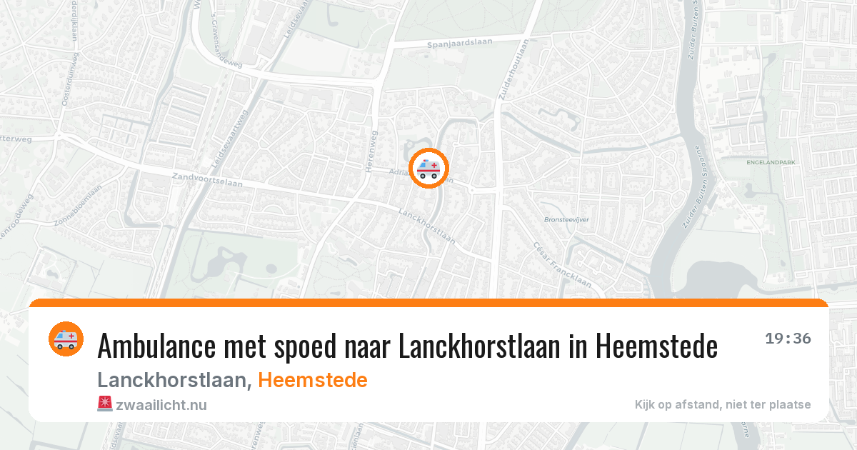 Ambulance met spoed naar Lanckhorstlaan in Heemstede — 10 feb 2026