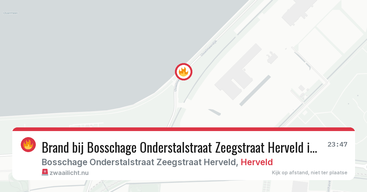 Brand bij Bosschage Onderstalstraat Zeegstraat Herveld in Herveld — 1 jul 2026
